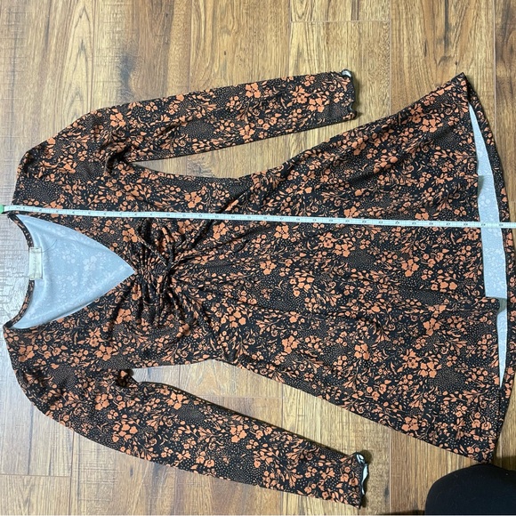 Altar’d State XS Extra Small Floral Black & Orange Dress Going Out Party - Picture 8 of 11